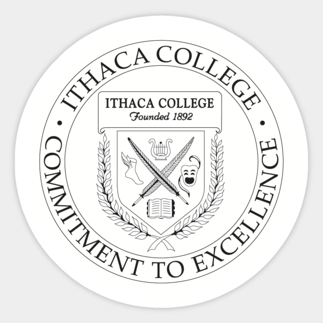 College Ithaca Sticker by Albaneceshop